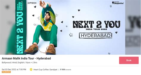 Armaan Malik's Hyderabad concert: Date, ticket prices, venue