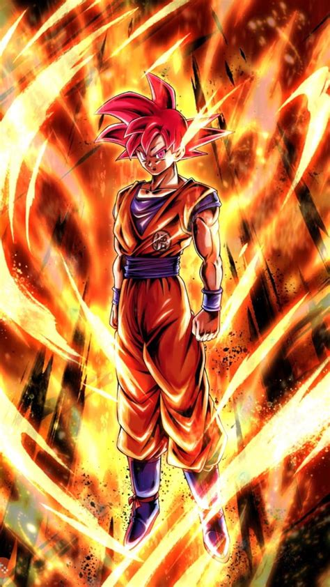 Super Saiyan God Goku (Dragonball Legends) - Wallpaper | Dragon ball ...