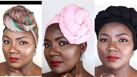 👀HOW TO STYLE TURBANS AND HEAD WRAPS + 5 To 6 DiFFERENT STYLES - YouTube