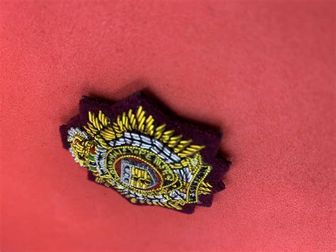 Royal Logistics Corps Cap Badge RLC Officers Beret Embroidered Badge On ...