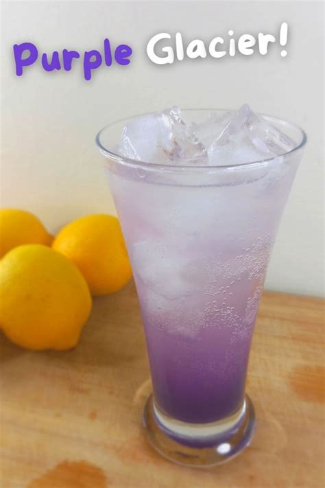 Simple Mocktail Recipe: The Purple Glacier [Video] | Easy mocktail ...