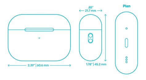 Apple AirPods Pro (2nd Gen) Dimensions & Drawings | Dimensions.com