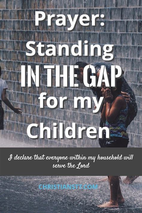 Prayer: Standing in the Gap for Your Children. Prayers For My Daughter ...