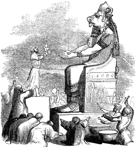 Moloch Being Worshipped | ClipArt ETC