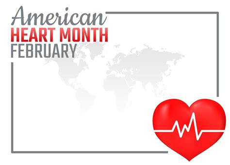 vector graphic of american heart month good for american heart month ...