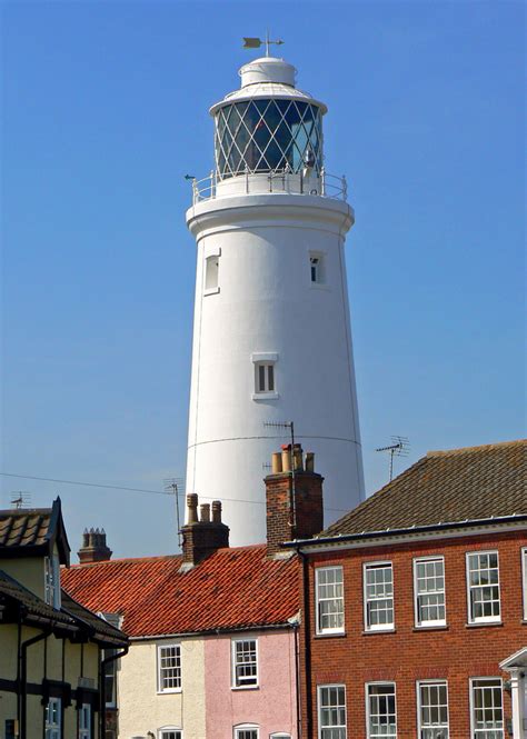 Southwold, Suffolk, including the Pier Lighthouse and Beach Huts