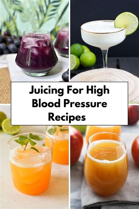 Juicing For High Blood Pressure Recipes