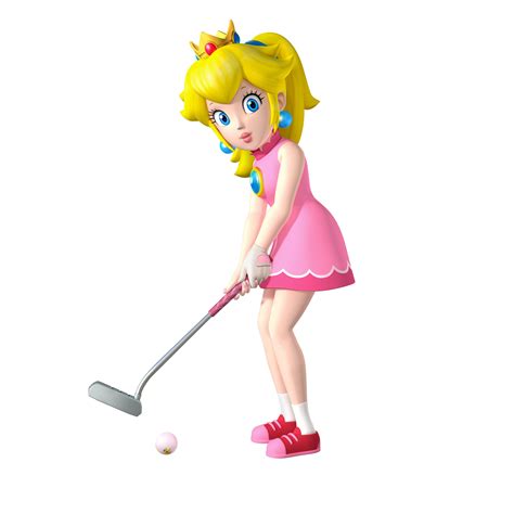 Mario Golf: World Tour art - Nintendo Everything | Princess peach mario ...