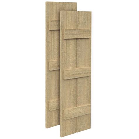 Fypon Polyurethane Timber 2 Board & 3 Batten Shutters - 1 Pair