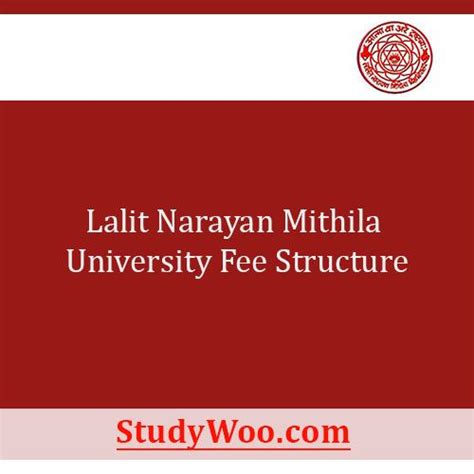 Lalit Narayan Mithila University Fees Structure, Admission, Eligibility ...