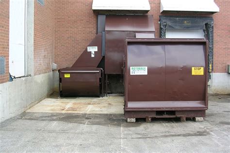 Environmental Conscious Businesses Use Industrial Trash Compactor ...