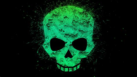 Green Skull Desktop Wallpapers - Wallpaper Cave