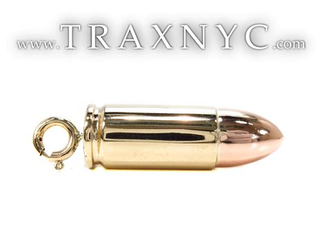 14k Gold Bullet Pendant-39983: quality jewelry at TRAXNYC - buy online ...