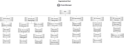 Organization Structure Chart Template