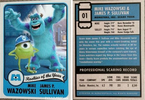 For The Latest Pixar News: Monsters University Scare Cards - The ...