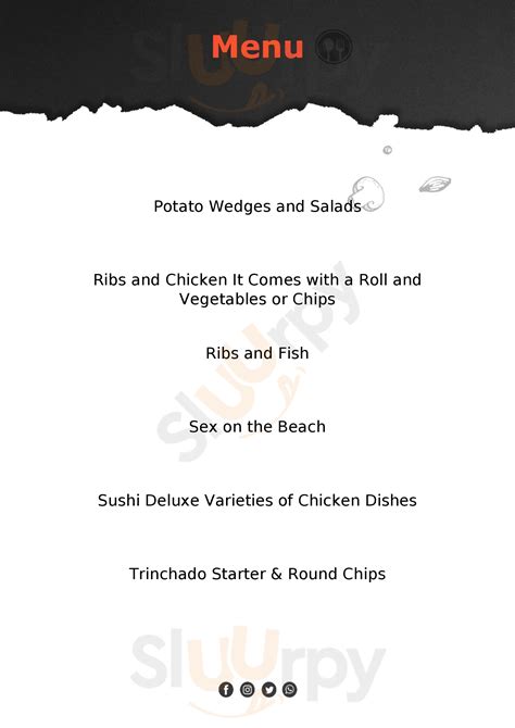 Billy G Suncoast menù, Durban - Menu Fuudies | Sluurpy