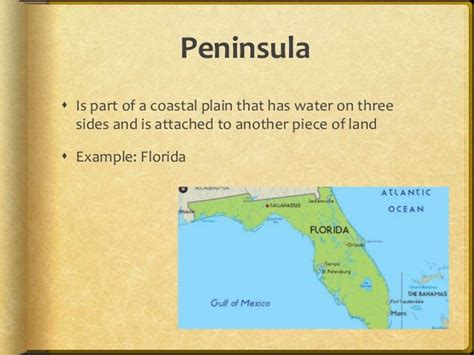 Physical regions and landforms