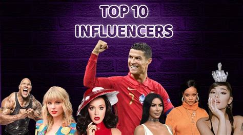 Top 10 Biggest Social Media Influencers In The World — The Second Angle