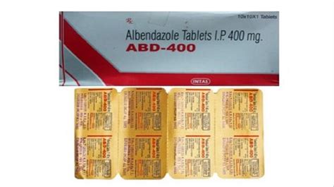 Albendazole Ip 400 Mg Tablet, 10x10x1 Tablets, Rs 11 /box EmedsMart ...