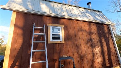 Window Install and Easy DIY Shelves In the Shed - YouTube