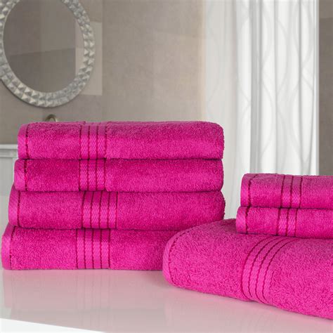 100% Egyptian Cotton Luxury Soft Face Hand Bath Towel Bale 500 GSM 7 ...