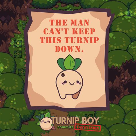 ArtStation - Turnip Boy Commits Tax Evasion - Social Media Graphics