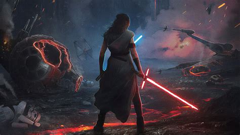 Rey Star Wars The Rise Of Skywalker 2019 New Wallpaper,HD Movies ...