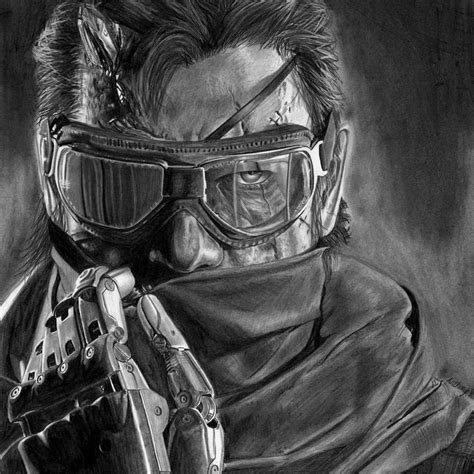 Mgs 5 venom snake pencil sketch | Snake metal gear, Metal gear, Big ...