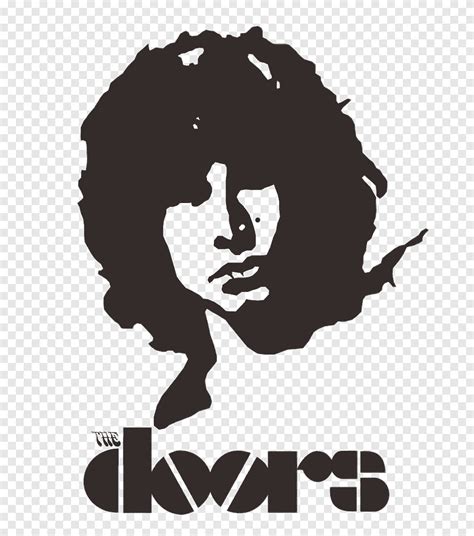 The Doors graphics Logo Music, design, logo, monochrome png | PNGEgg