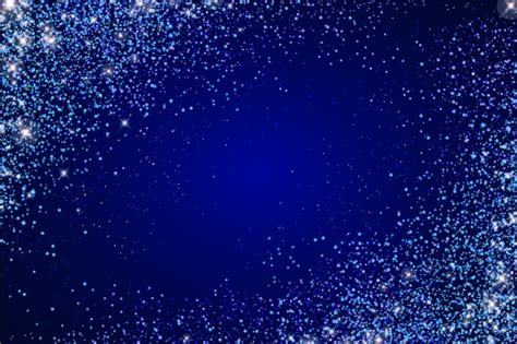 Free Vector | Realistic navy blue glitter background