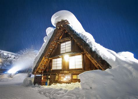 Winter Illuminations at Shirakawa-go