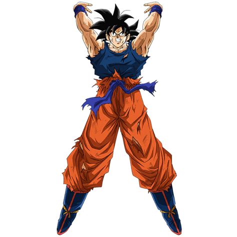 Goku (Spirit Bomb) render [SDBH World Mission] by maxiuchiha22 | Dragon ...