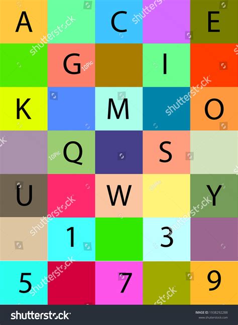 Educational Puzzle Complete Alphabet Numbers Worksheet Stock Vector ...