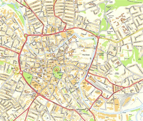 Large Norwich Maps for Free Download and Print | High-Resolution and ...