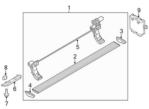 Ford F-150 Running Board Mounting Bracket (Rear). CREW - AL3Z16A506A ...