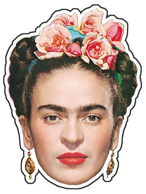 Máscaras de Frida Kahlo para Imprimir Gratis. - Ideas y material gratis ...