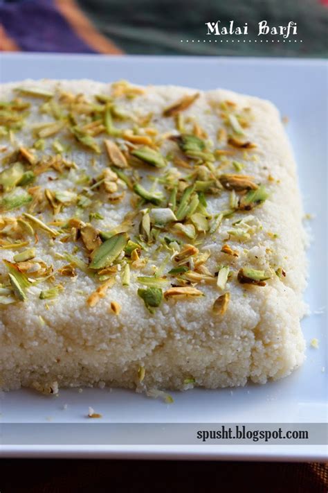 Spusht: Malai Barfi Recipe (Milk Cake) | Indian Sweets Recipes ...