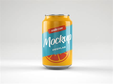 Soda Can Mockup Set - FREE :: Behance