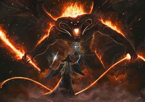 Gandalf Balrog Wallpapers - Top Free Gandalf Balrog Backgrounds ...