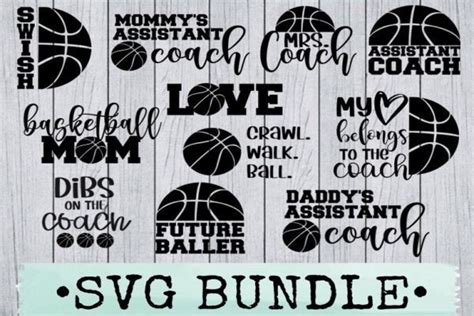 Basketball Bundle for Cricut Users Graphic by aqvinyldesigns · Creative ...