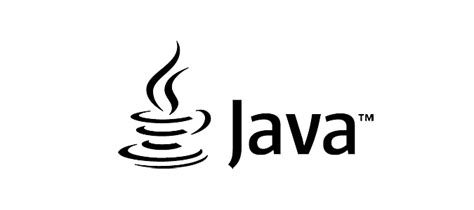 Java black logo landscape transparent PNG - StickPNG