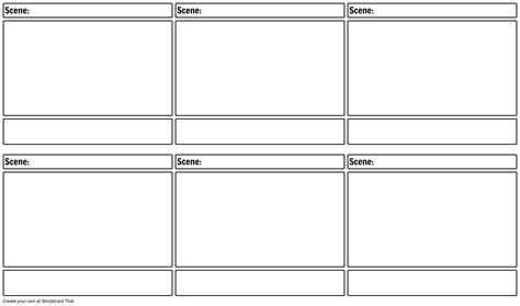 Storyboard Outline Template