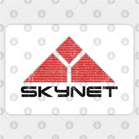 Skynet Logo - Terminator - Terminator - Sticker | TeePublic