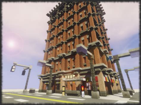 Modern Apartment Building Minecraft Map