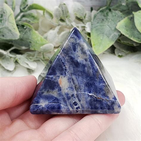 Sodalite Crystal Pyramid – Crystal Happenings