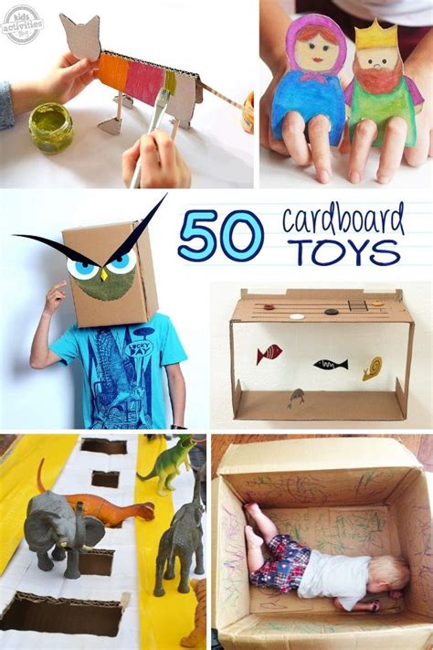 Too Many cardboard boxes?? Try these 50 cardboard crafts. | Kids ...