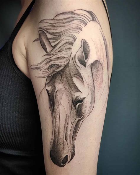 Discover more than 83 horse head tattoo designs super hot - in.coedo.com.vn