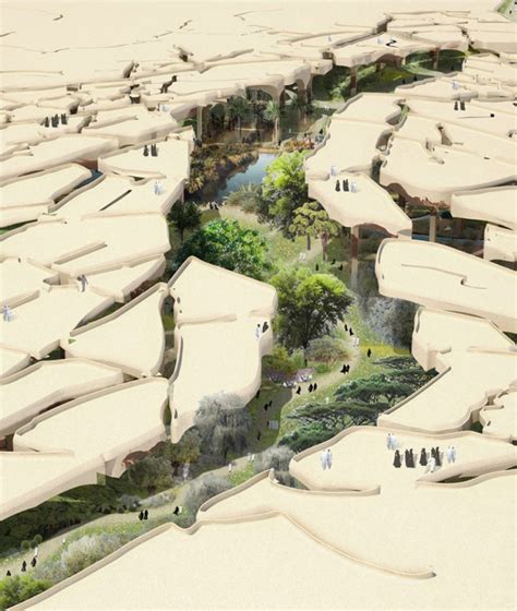 Cracked-Earth Desert Canopy Shelters Underground Oasis | Urbanist