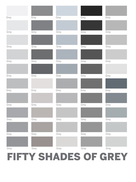 color gray 50 shades - Google Search | Perfect Paint Colors | Pinterest