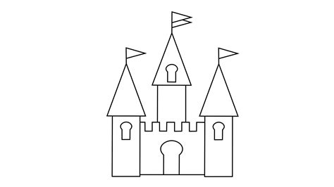 How to Draw a Castle in 5 Easy Steps (for Kids) - VerbNow